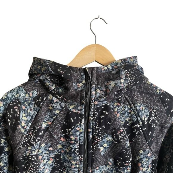 Lululemon Scuba Hoodie Sz 6 Light Cotton Fleece Assemblage Alpine Multi - Picture 6 of 16